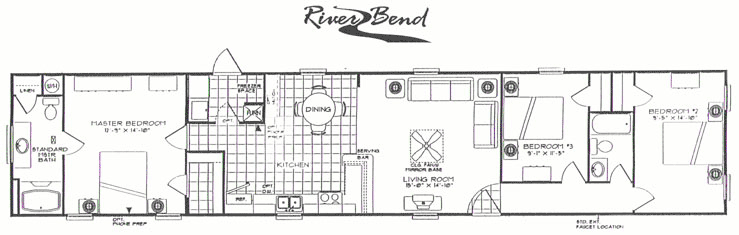 [ RiverBend Model 376F Interior Plans ]