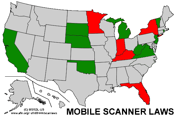 [Places where scanners are restricted.]