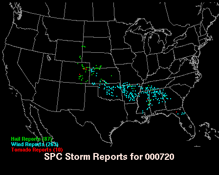 [ Local Storm Reports - 07/20/2000 ]