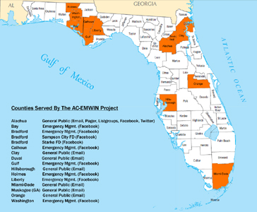 [ AC-EMWIN Project - County Coverage Map ]