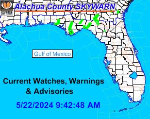 Current Watches/Warnings - Click For Larger Map